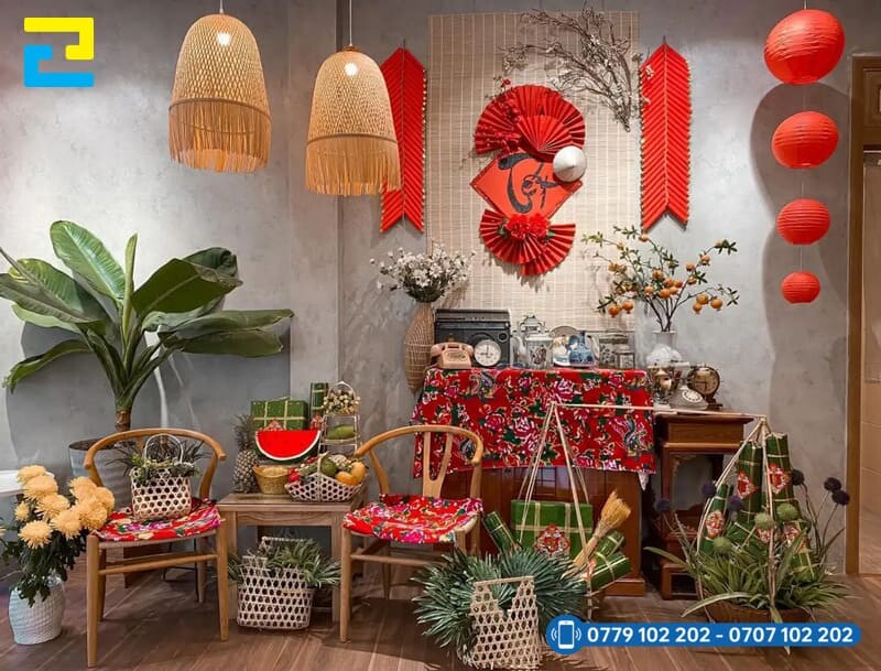 Mau 7 Trang Tri Trung Thu Quan Ca Phe