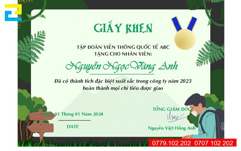 Mau In Bang Khen So 5