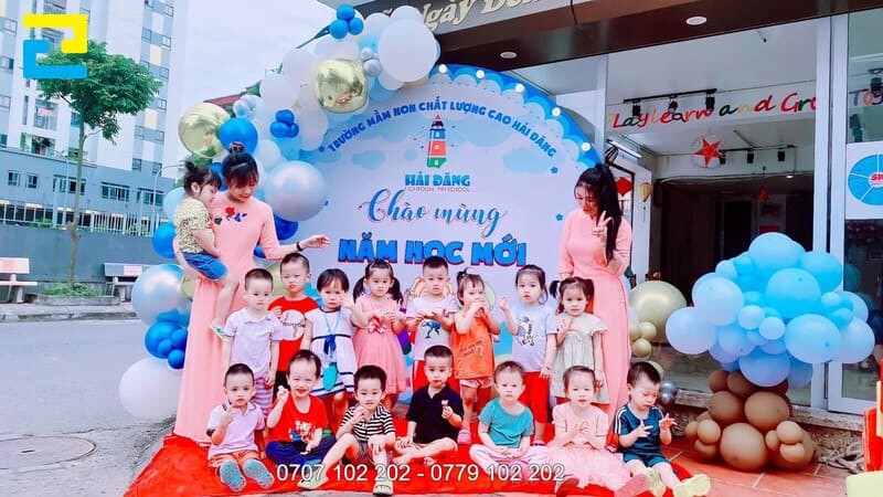 Mau Trang Tri Khai Giang Mam Non 4