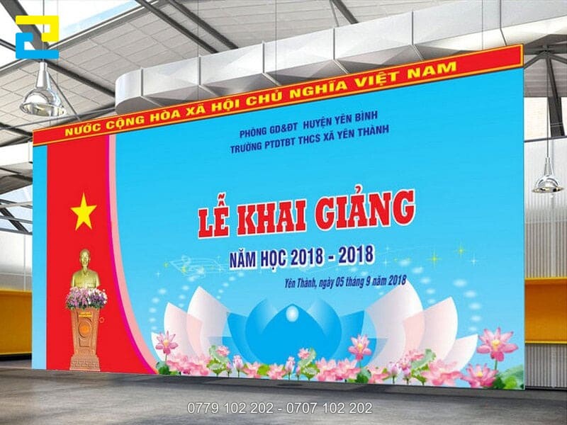 Trang Tri San Khau Khai Giang 3