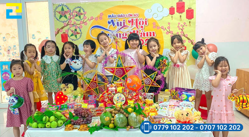 Trang Tri Trung Thu Lop Hoc Mam Non