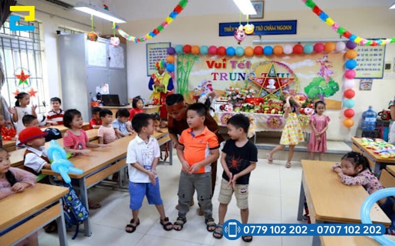 Trang Tri Trung Thu Lop Tieu Hoc