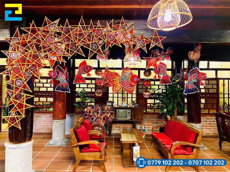 Trang Tri Trung Thu Tai Nha Phong Khach