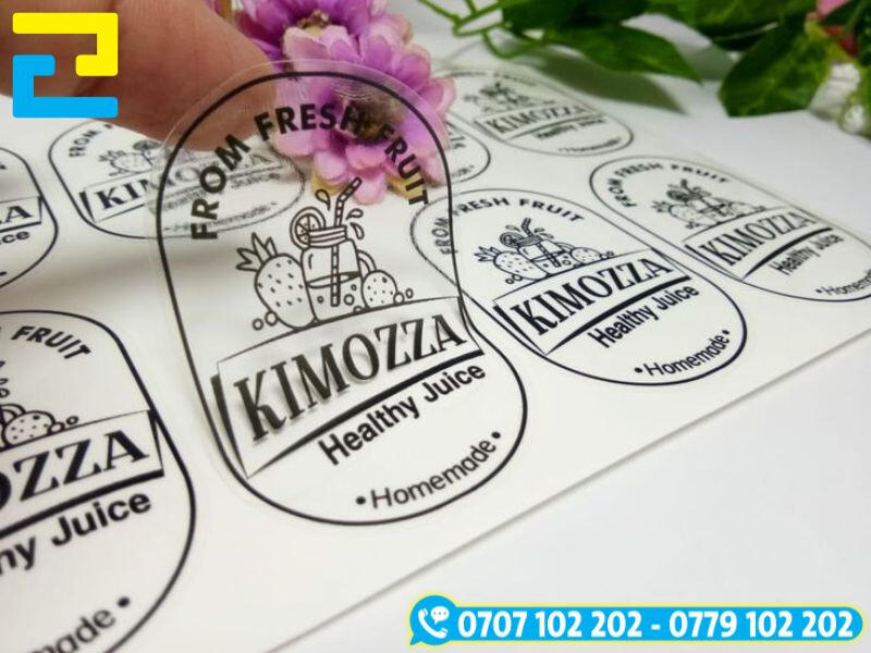 In Tem Decal Nhua Chat Lieu Nhua PVC