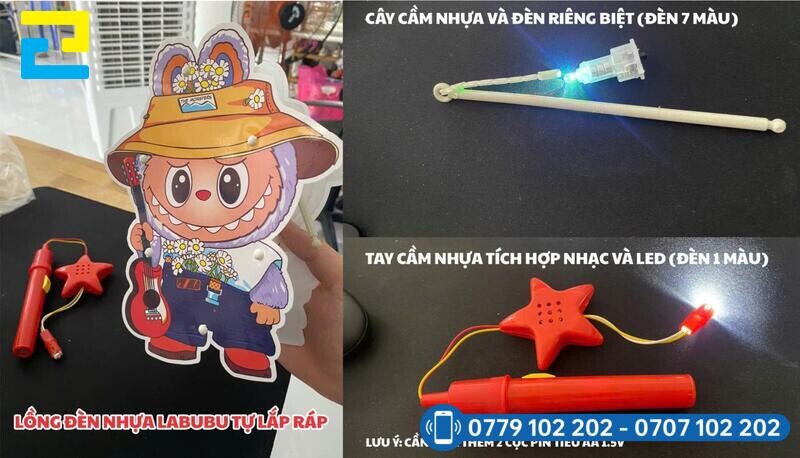 Nhua Pp Lam Long Den Labubu