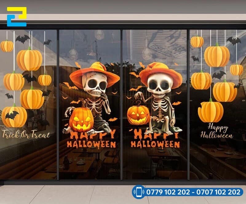 Decal Trang Tri Halloween 4