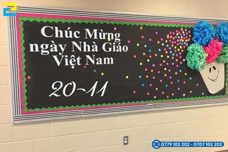 Mau 12 Trang Tri Bang Lop Hoc 20 11