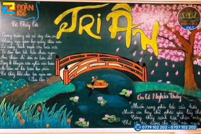 Mau 7 Trang Tri Bang Lop Hoc 20 11