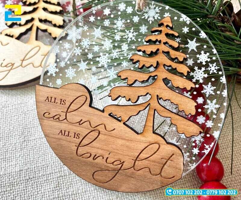 Bang Go Giang Sinh Ket Hop Mica