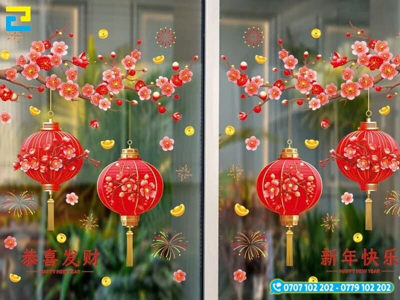 Decal Trang Tri Tet 1