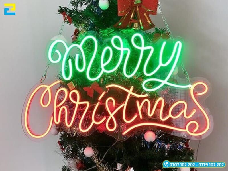 Den Neon Giang Sinh Van Phong