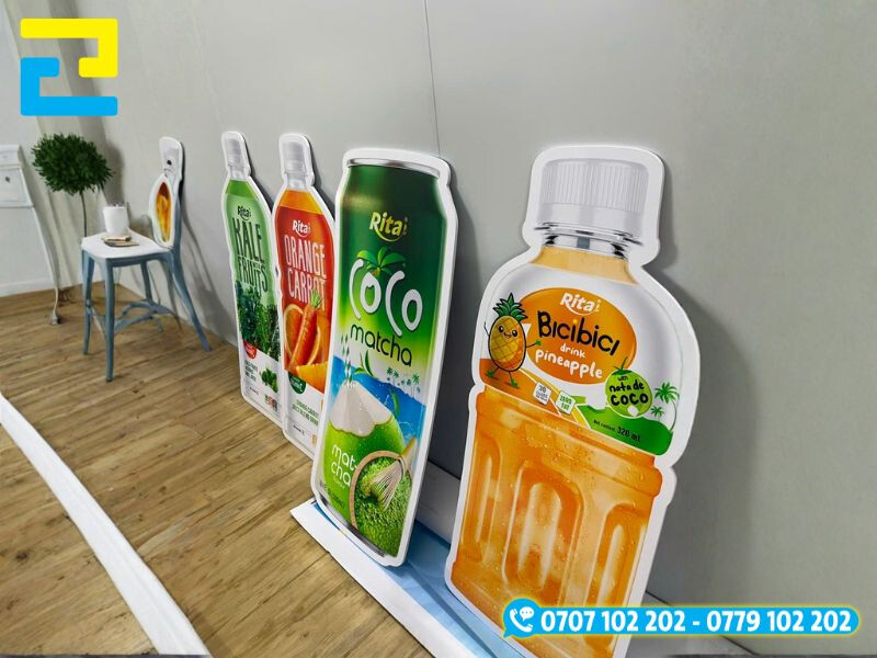 Cắt và in uv lên tấm format làm mô hình