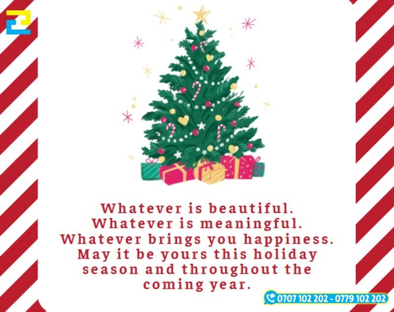 Loi Chuc Giang Sinh Tieng Anh 3