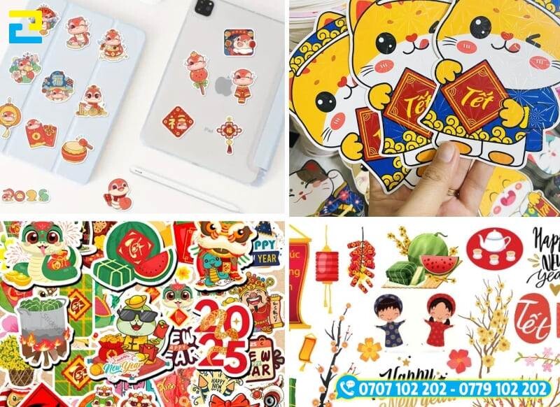 Sticker Chuc Mung Nam Noi