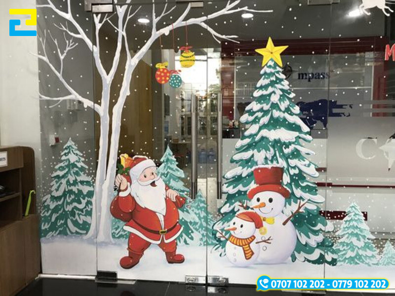 Trang Tri Noel Cua Kinh Decal 1