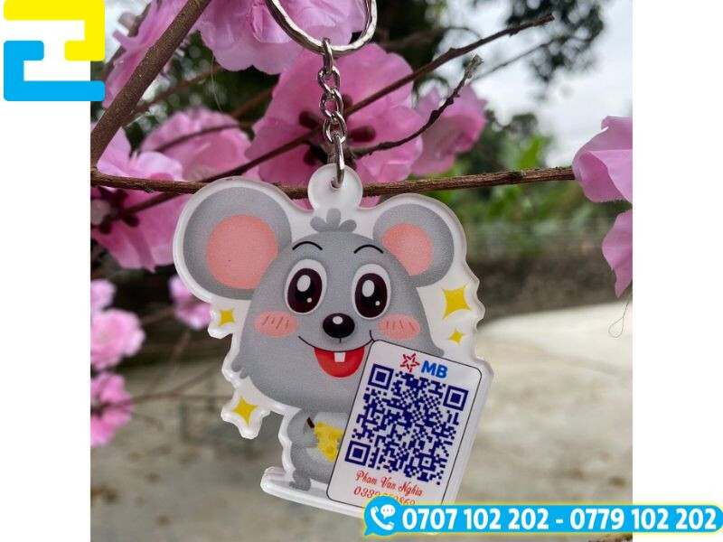 Móc khoá 12 con giáp hình con chuột