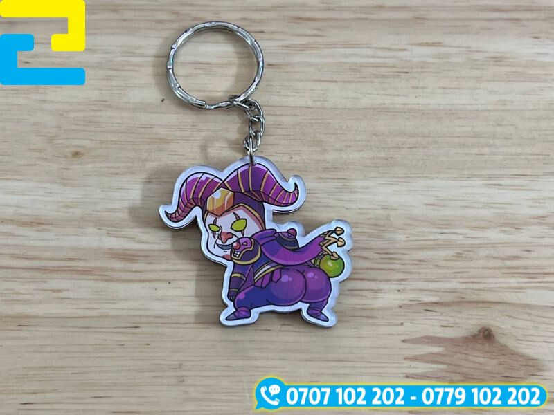 Thiết kế móc khóa liên quân ấn tượng