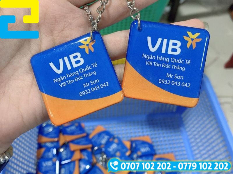 Móc khóa in logo ngân hàng