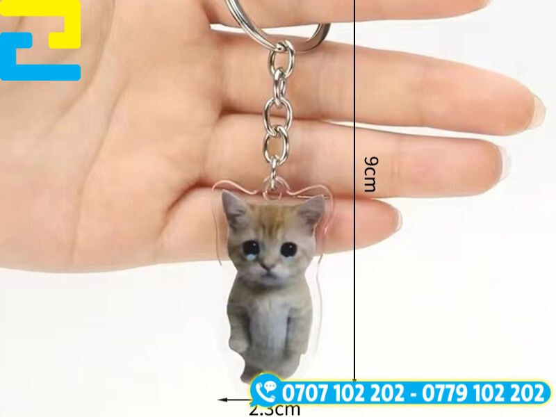 Cấu tạo của móc khóa thú cưng