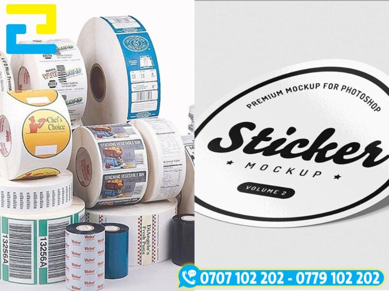 In decal giá rẻ từ chất liệu decal sữa