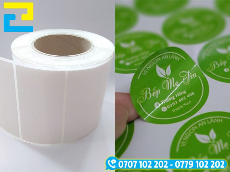In decal giá rẻ trên chất liệu decal nhựa pp, pvc