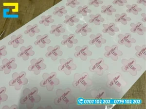 In Ấn 2H nận in UV decal trong,, decal siêu trong giá rẻ, in nhanh