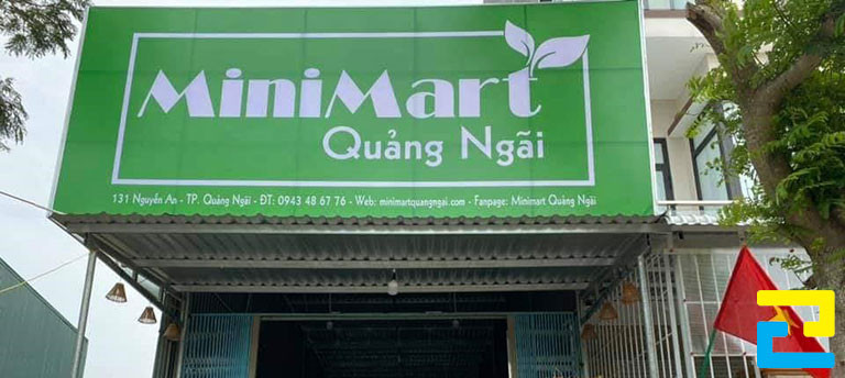 Bảng Quảng Cáo In Bạt Cho Cửa Hàng Tiện Lợi Minimart