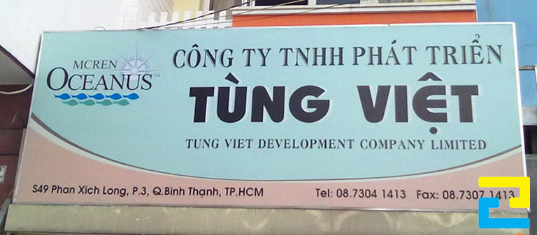 Biển Quảng Cáo Cho Thương Hiệu Tùng Việt