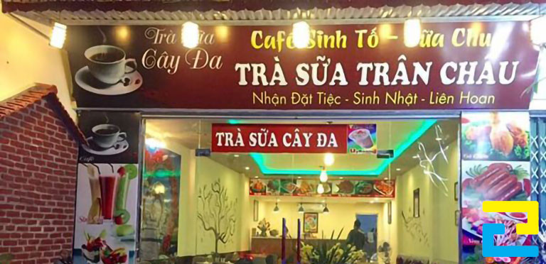 Mẫu Biển Quảng Cáo Cho Quán Trà Sữa Chân Trâu