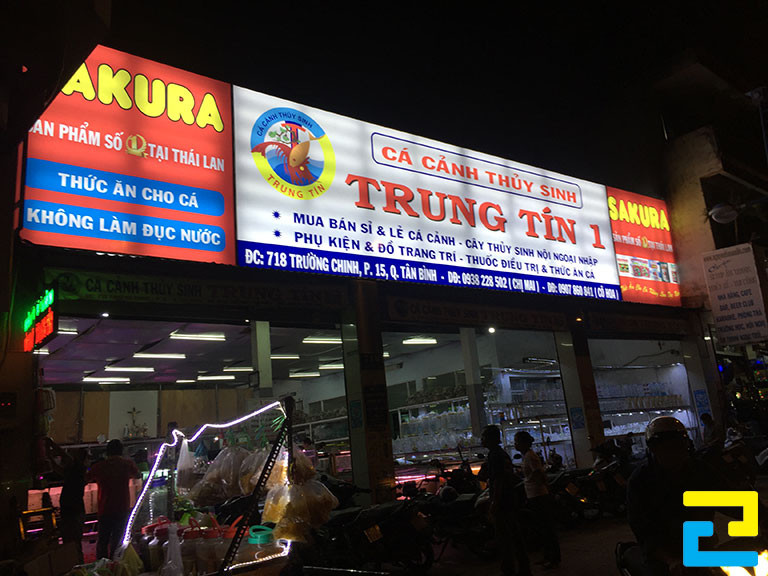 Mẫu Biển Quảng Cáo Hộp đèn Cho Cửa Hàng