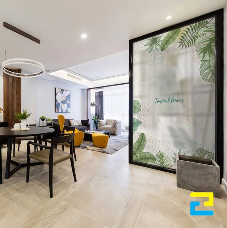 In uv mo trang tri nha cua