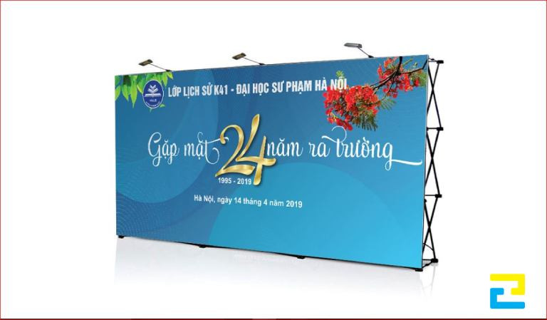 Backdrop họp lớp