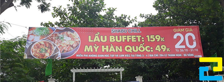 Mẫu băng rôn quảng cáo đẹp