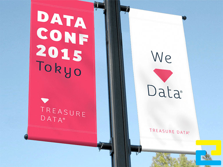 Mẫu băng rôn dọc đơn giản, đẹp