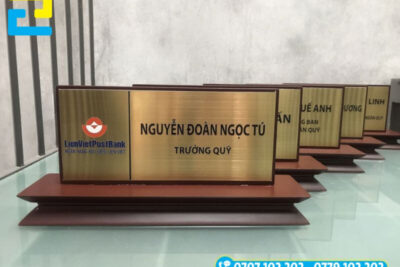 Bảng Chức Danh In UV Giá Rẻ, Chất Lượng, Giao Hàng Ngay