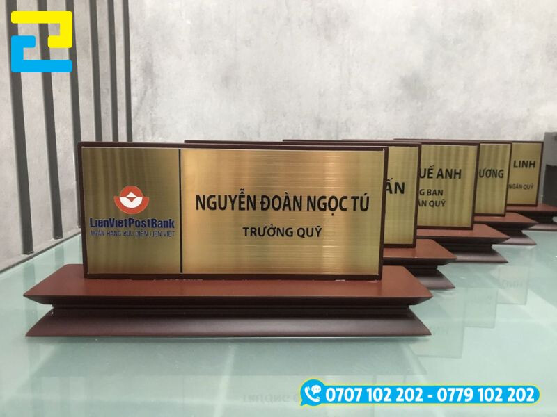 Bảng Chức Danh In UV Giá Rẻ, Chất Lượng, Giao Hàng Ngay
