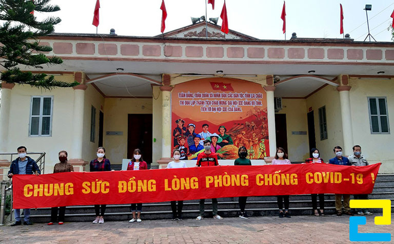 Băng Rôn Khẩu Hiệu Phòng Chống Covid