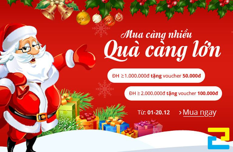 mẫu thiết kế băng rôn noel đẹp