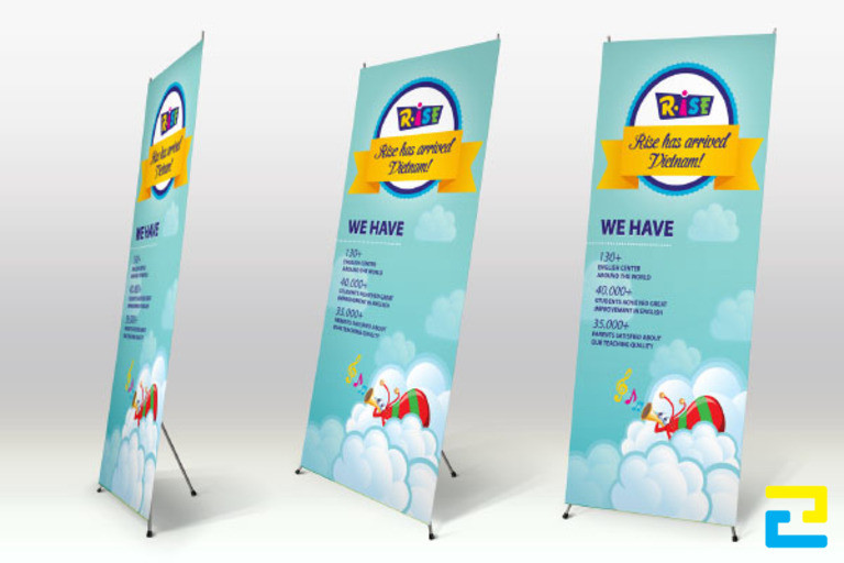 In banner bằng bạt Hiflex chất lượng tốt, giá rẻ