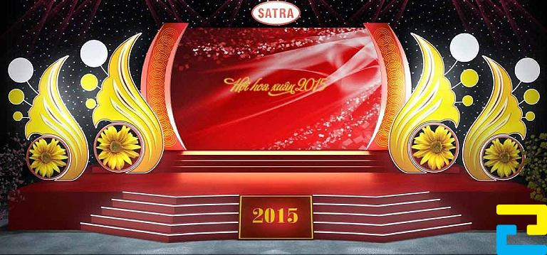 Mẫu phông nền tất niên đẹp, ấn tượng