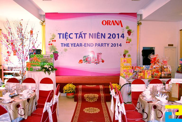 Mẫu phông nền tất niên đẹp, ấn tượng