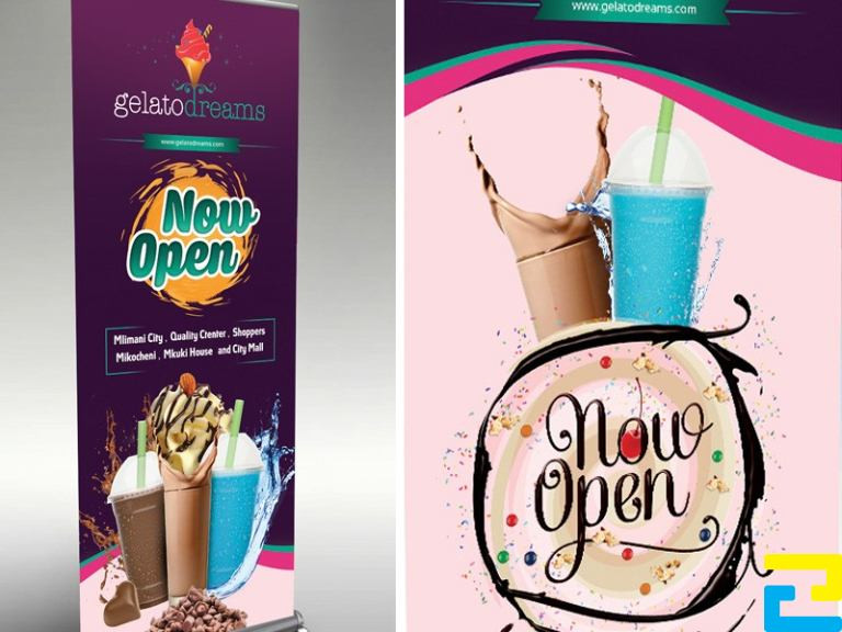 standee trà sữa đẹp