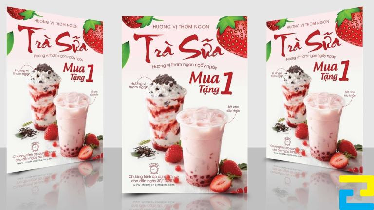 standee trà sữa đẹp