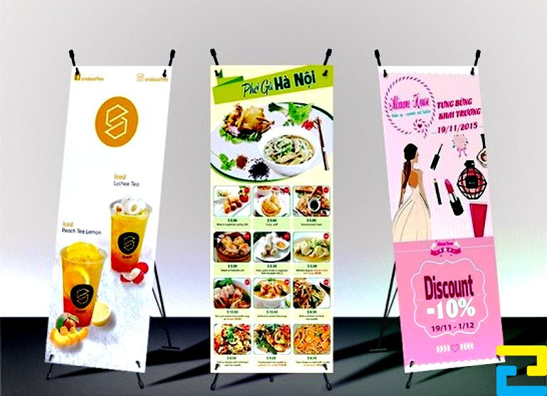 Báo giá dịch vụ in standee