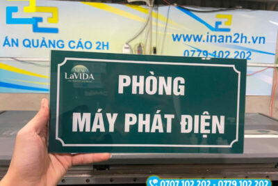 Báo Giá Biển Phòng Ban In UV Sang Trọng, Ấn Tượng