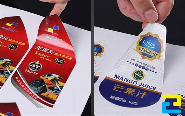 Mẫu in làm tem, nhãn dán sản phẩm