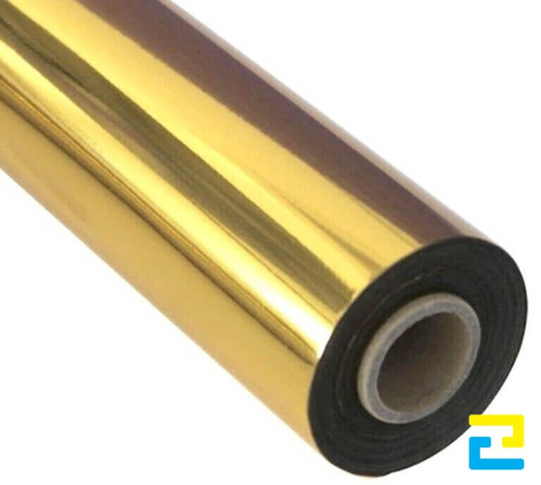 Decal Crom vàng bóng