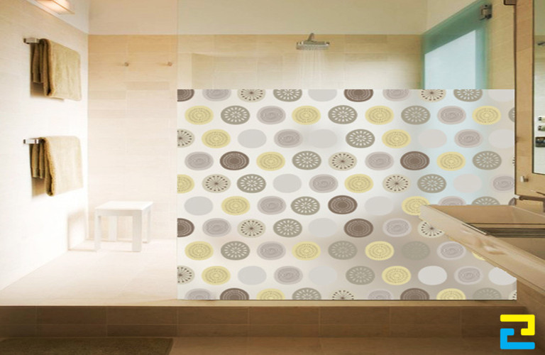 Mẫu họa tiết tròn nhiều màu