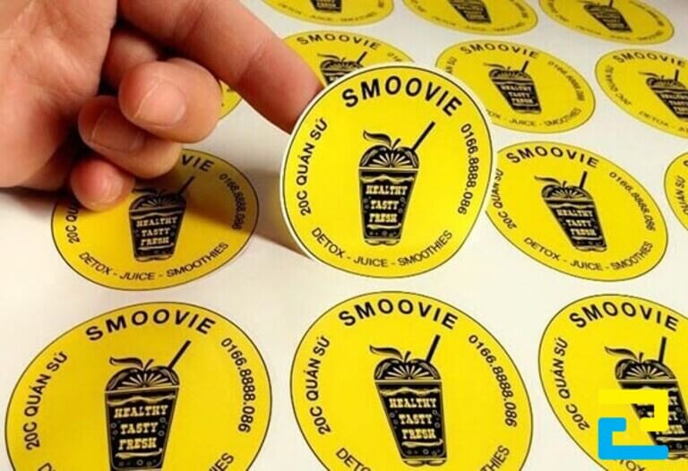 In Decal giấy được ứng dụng rất phổ biến trong lĩnh vực in ấn quảng cáo, trang trí