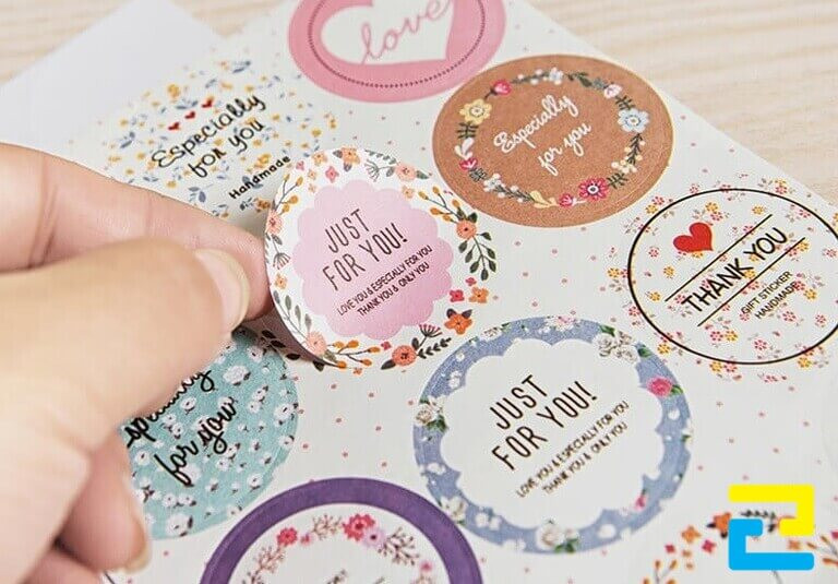 In Decal giấy làm tem, nhãn sự kiện